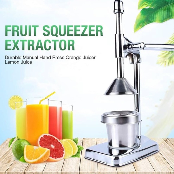 Manual Fruit Squeezer | Durable Stainless Steel - Picture 4 of 7